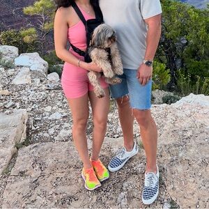 Pink Ribbed Workout Set